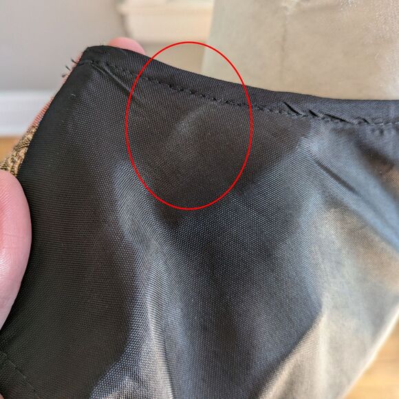 Vintage 90s Mirrors Tapestry Vest Award Ribbons Medals Funky Dark Academia Large - Picture 7 of 10